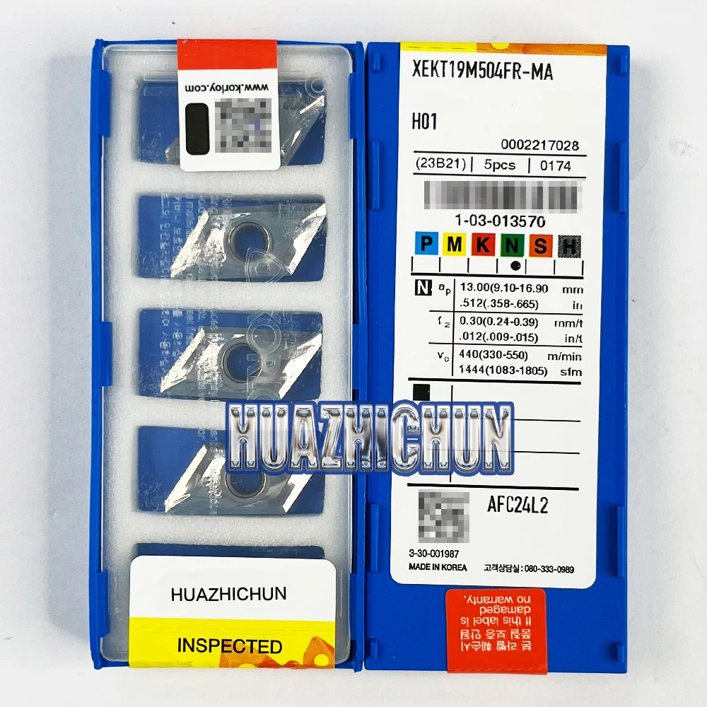 HUAZHICHUN XEKT19M504FR-MA H01 Оригинальная вставка для обработки алюминиевого сплава, лезвие для токарного станка, твердосплавная вставка
HUAZHICHUN XEKT19M504FR-MA H01 Оригинальная вставка для обработки алюминиевого сплава, лезвие для токарного станка, твердосплавная вставка