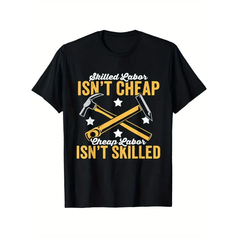 Men's Skilled Worker T-Shirt Funny DIY Builder Quote Gift for Handyman Carpenter Electrician Construction Fans
Men's Skilled Worker T-Shirt Funny DIY Builder Quote Gift for Handyman Carpenter Electrician Construction Fans