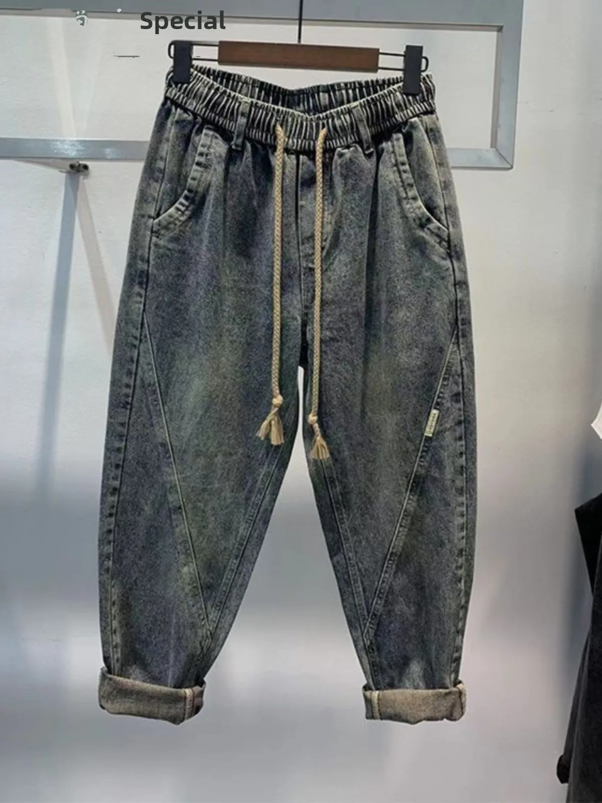 Extra Large 300 Pou Vintage Waed Loose Men's Jeans Autumn Trendy Brand Cone-aped Cabbage Loose Harlan Pants
Extra Large 300 Pou Vintage Waed Loose Men's Jeans Autumn Trendy Brand Cone-aped Cabbage Loose Harlan Pants