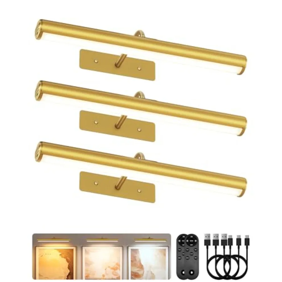 6" Picture Lights for Wall Rechargeable 6000mAh Painting Lights with Remote Wireless Dimmable Color Temperatures Art Lights for
6" Picture Lights for Wall Rechargeable 6000mAh Painting Lights with Remote Wireless Dimmable Color Temperatures Art Lights for