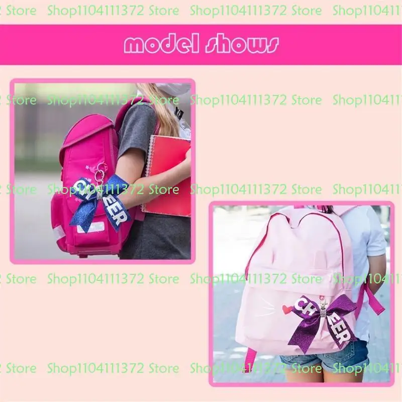 P9FE 10pcs Cheer Bowknot Keyrings Blitters Акцент подвеска для подростков модницы
P9FE 10pcs Cheer Bowknot Keyrings Blitters Акцент подвеска для подростков модницы