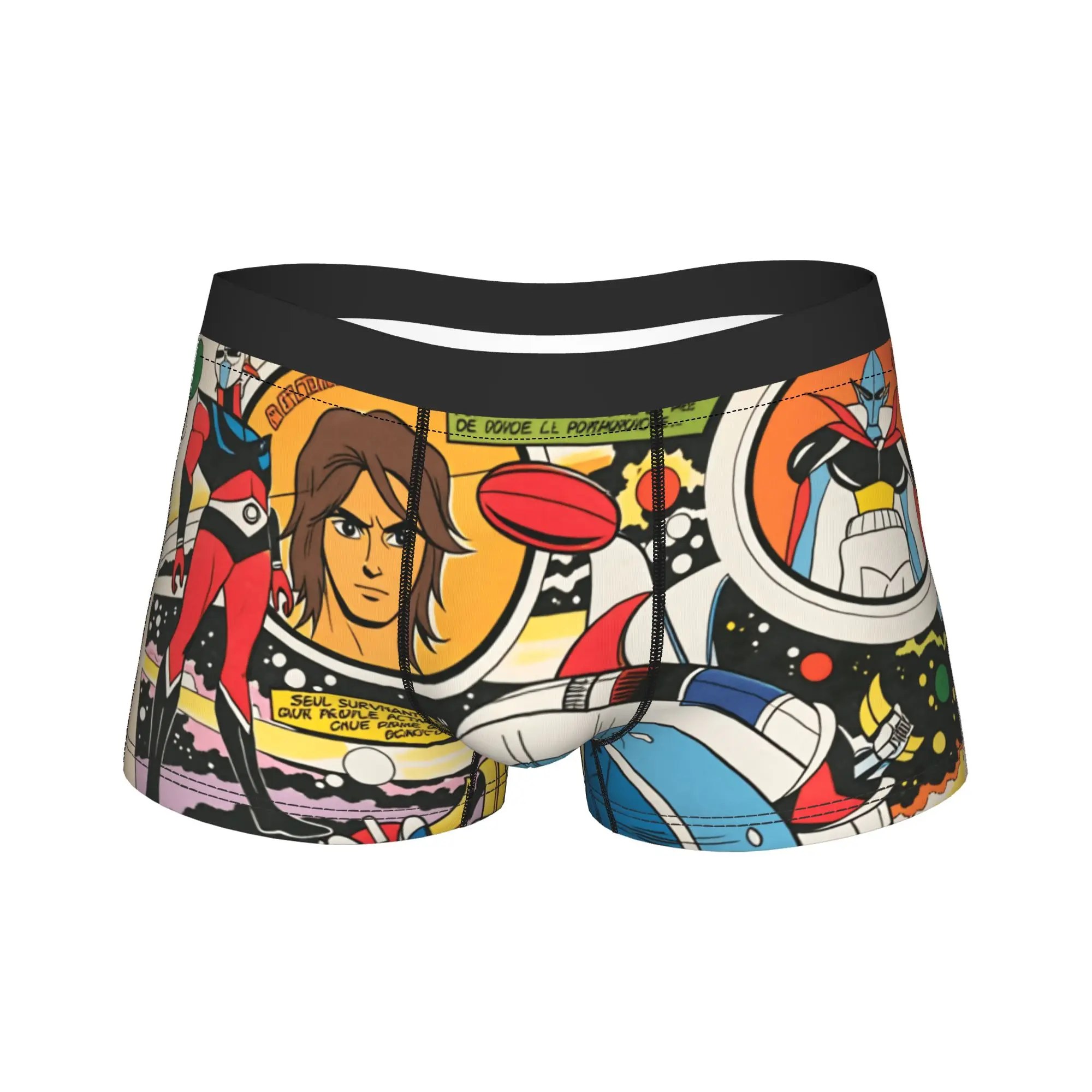 Goldorak Cartoon Underwear Men Shorts Briefs Novelty Boxer Shorts Hot Sale Printed Large Size Underpants
Goldorak Cartoon Underwear Men Shorts Briefs Novelty Boxer Shorts Hot Sale Printed Large Size Underpants