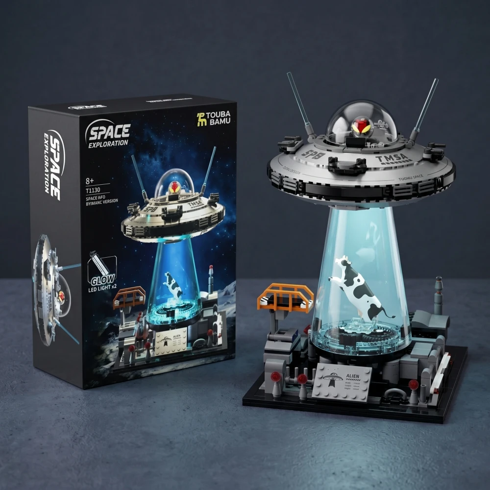 NEW Spaceship Building Blocks, Technical UFO Model Kit, 783Pcs Sci-Fi Movie Bricks, 3D Gear Electric Light Children Day Gift
NEW Spaceship Building Blocks, Technical UFO Model Kit, 783Pcs Sci-Fi Movie Bricks, 3D Gear Electric Light Children Day Gift