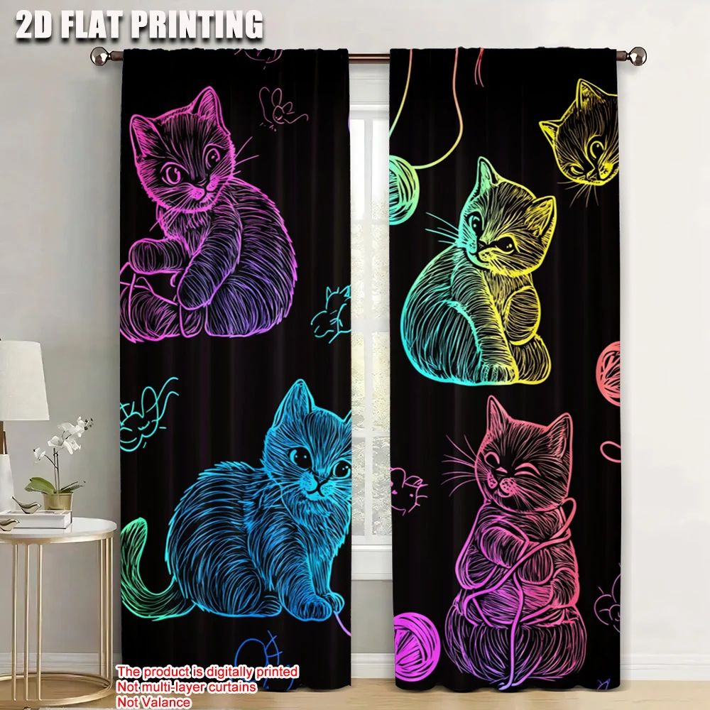 2pc, Curtain Cute Versatile Polyester,Without Electricity Festive Holiday Applies to Office decoration
2pc, Curtain Cute Versatile Polyester,Without Electricity Festive Holiday Applies to Office decoration
