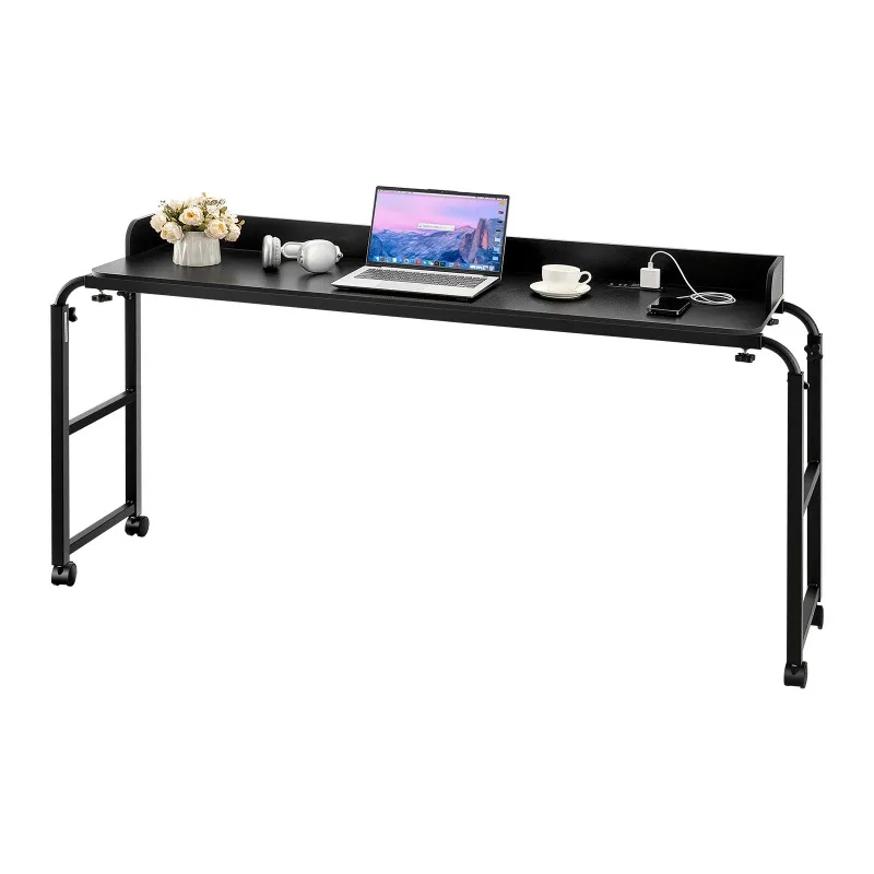 Overbed Table Mobile Bed Side Table w/ 4 Wheels & Power SocketHeight Adjustable Rolling Laptop Desk for Home Office Study
Overbed Table Mobile Bed Side Table w/ 4 Wheels & Power SocketHeight Adjustable Rolling Laptop Desk for Home Office Study