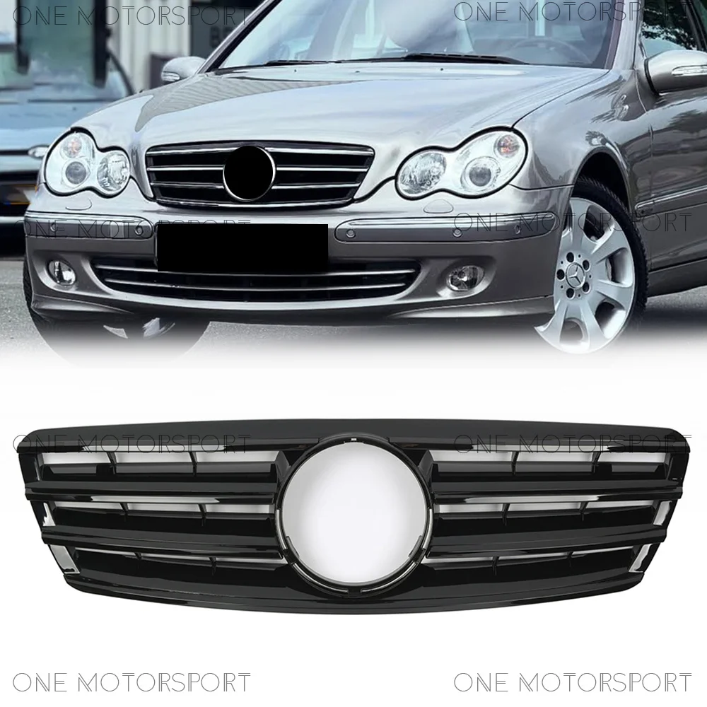 For Mercedes Benz C-Class W203/S203 2001-07 C200 C230 C240 C280 C320 Front Bumper Racing Grille Chrome Black Front Bumper Grille
For Mercedes Benz C-Class W203/S203 2001-07 C200 C230 C240 C280 C320 Front Bumper Racing Grille Chrome Black Front Bumper Grille