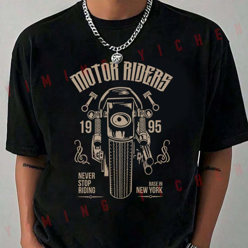 Motor Riders Motorcycle Print Motorbike T-Shirt Men's Fashion Casual High Quality Round Neck Tshirt Tee
Motor Riders Motorcycle Print Motorbike T-Shirt Men's Fashion Casual High Quality Round Neck Tshirt Tee