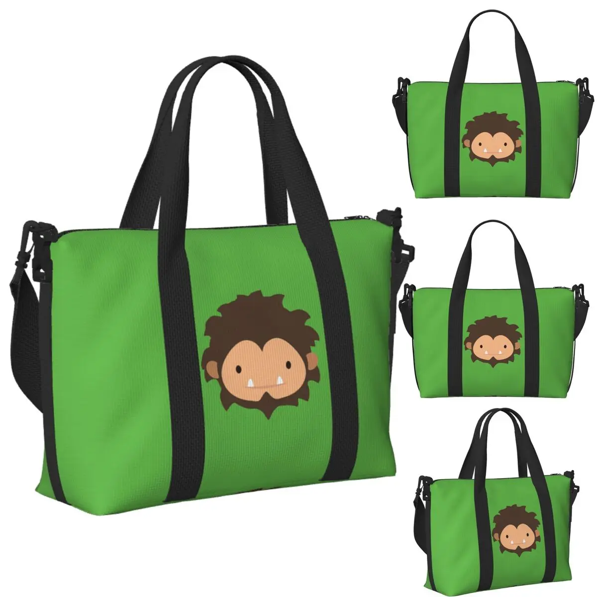 Custom Sneaky Sasquatch Big Head Beach Travel Bag Large Capacity Tote Bags for Gym Yoga Women Shopping Duffle Shoulder Bag
Custom Sneaky Sasquatch Big Head Beach Travel Bag Large Capacity Tote Bags for Gym Yoga Women Shopping Duffle Shoulder Bag