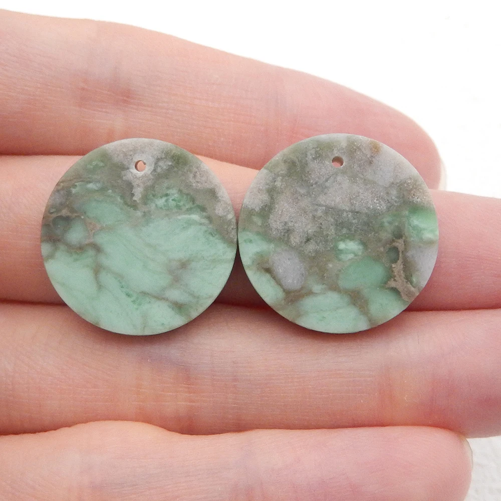 Natural Variscite Round Earrings for Women, Earrings Beads for Jewelry Making
Natural Variscite Round Earrings for Women, Earrings Beads for Jewelry Making