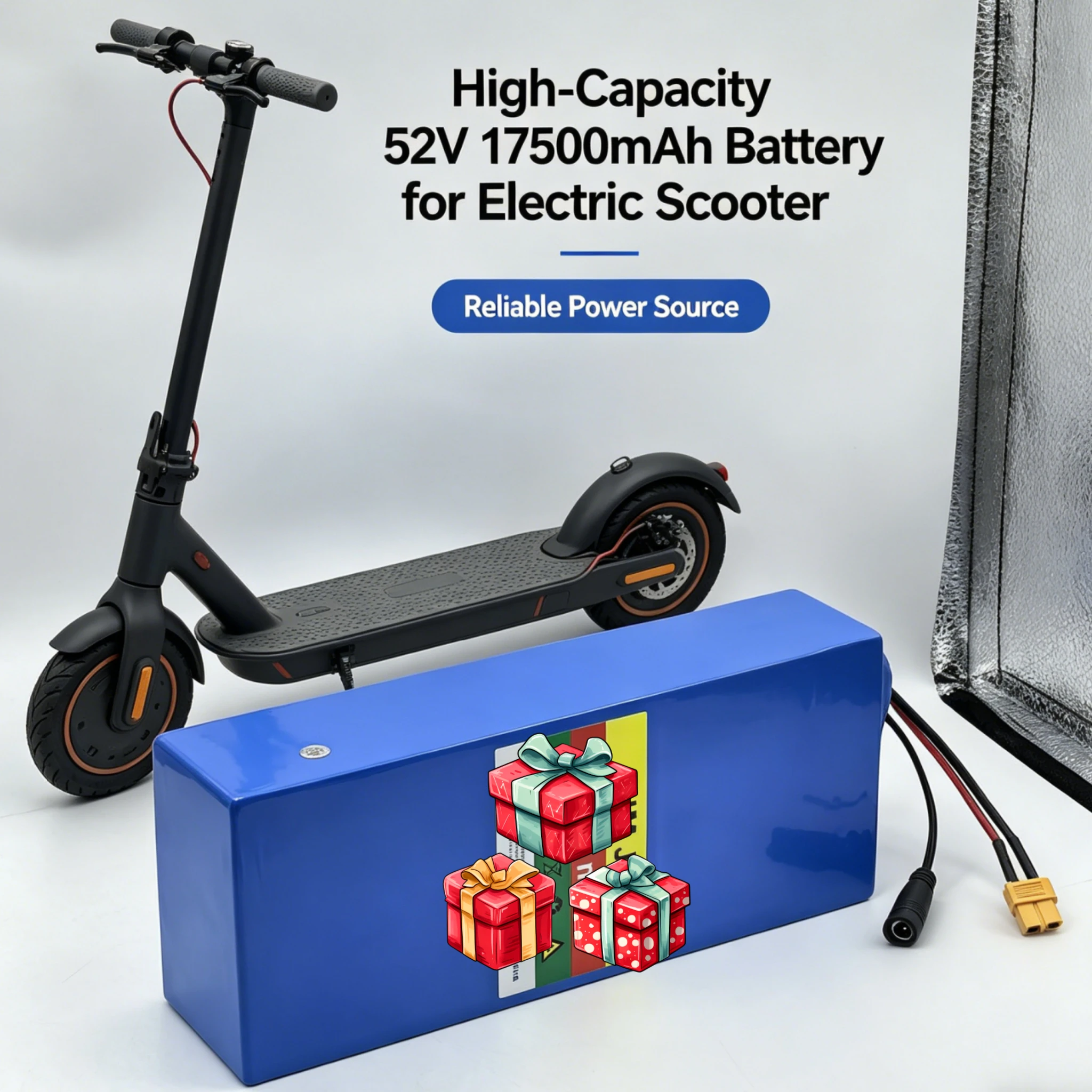 New 14S5P Battery Pack 52V Battery 17.5AH 18650 with BMS for Various Electronic Devices and Transportation Equipment
New 14S5P Battery Pack 52V Battery 17.5AH 18650 with BMS for Various Electronic Devices and Transportation Equipment