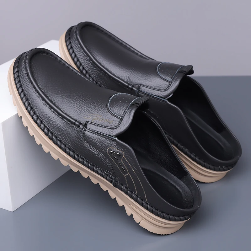 Мужские кожаные мокасины, уличные лоферы ручной работы, мужская обувь без шнурков, итальянские туфли для вождения, повседневные туфли, Chaussure Homme
Мужские кожаные мокасины, уличные лоферы ручной работы, мужская обувь без шнурков, итальянские туфли для вождения, повседневные туфли, Chaussure Homme