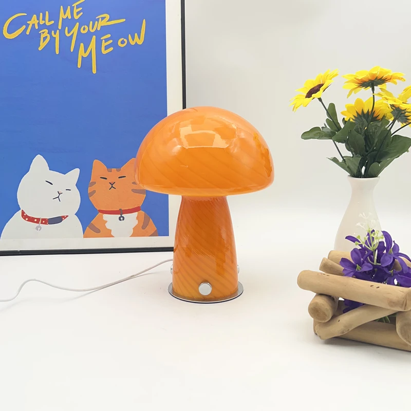 The INS Cute Style Mushroom Bedside Table Lamp is Suitable for Children's Rooms in The Bedroom and is Ideal for Sleeping at Nigh
The INS Cute Style Mushroom Bedside Table Lamp is Suitable for Children's Rooms in The Bedroom and is Ideal for Sleeping at Nigh