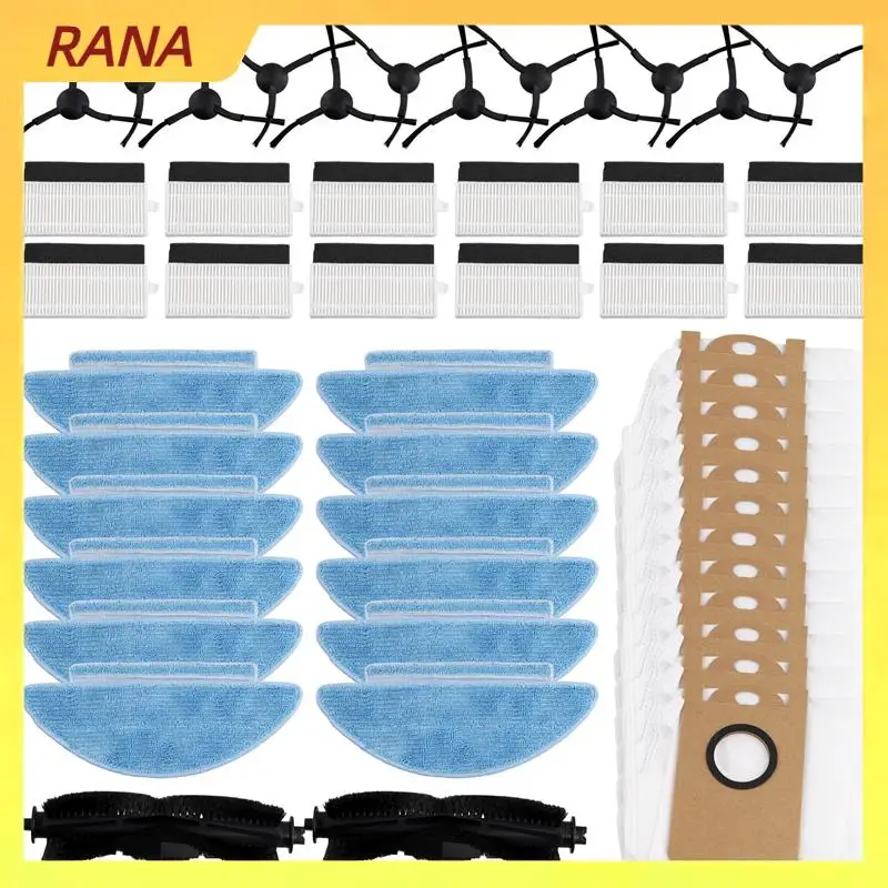 RANA For Ilife T10s / Aonus I8 Robot Vacuum Replacement Main Roller Side Brush Hepa Filter Mop Cloth Dust Bag Accessories
RANA For Ilife T10s / Aonus I8 Robot Vacuum Replacement Main Roller Side Brush Hepa Filter Mop Cloth Dust Bag Accessories