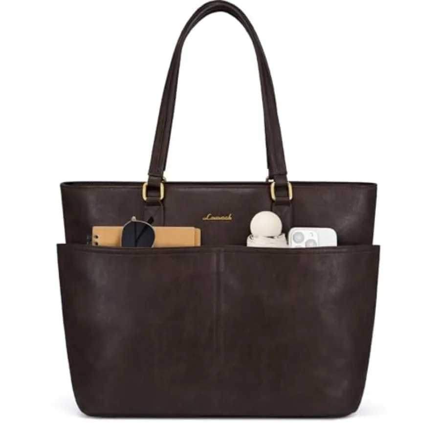 Laptop Bag for Women Vintage Leather Work Tote Bags with Large Cup Holder Teacher Nurse Medical Professional Computer Bag Offic
Laptop Bag for Women Vintage Leather Work Tote Bags with Large Cup Holder Teacher Nurse Medical Professional Computer Bag Offic