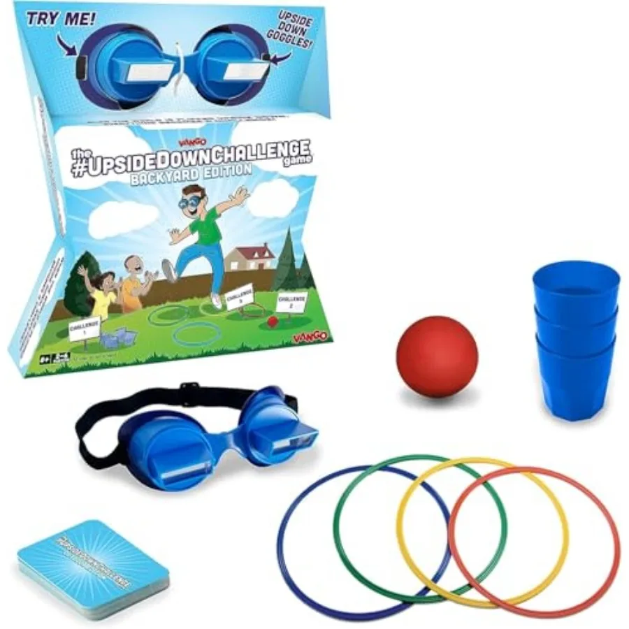The Original UpsideDownChallenge Game Edition for and Family - Complete Fun Outdoor Challenges with Upside Down Goggles - for G
The Original UpsideDownChallenge Game Edition for and Family - Complete Fun Outdoor Challenges with Upside Down Goggles - for G