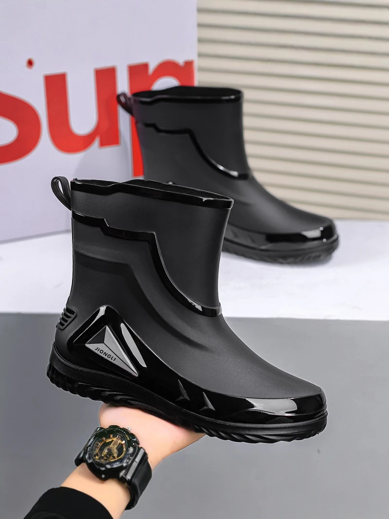 Men's Rain Boots Summer Waterproof Non-slip Wear-resistant Outdoor Fishing Rain Day Water Shoes Special for Delivery Rider La...
Men's Rain Boots Summer Waterproof Non-slip Wear-resistant Outdoor Fishing Rain Day Water Shoes Special for Delivery Rider La...