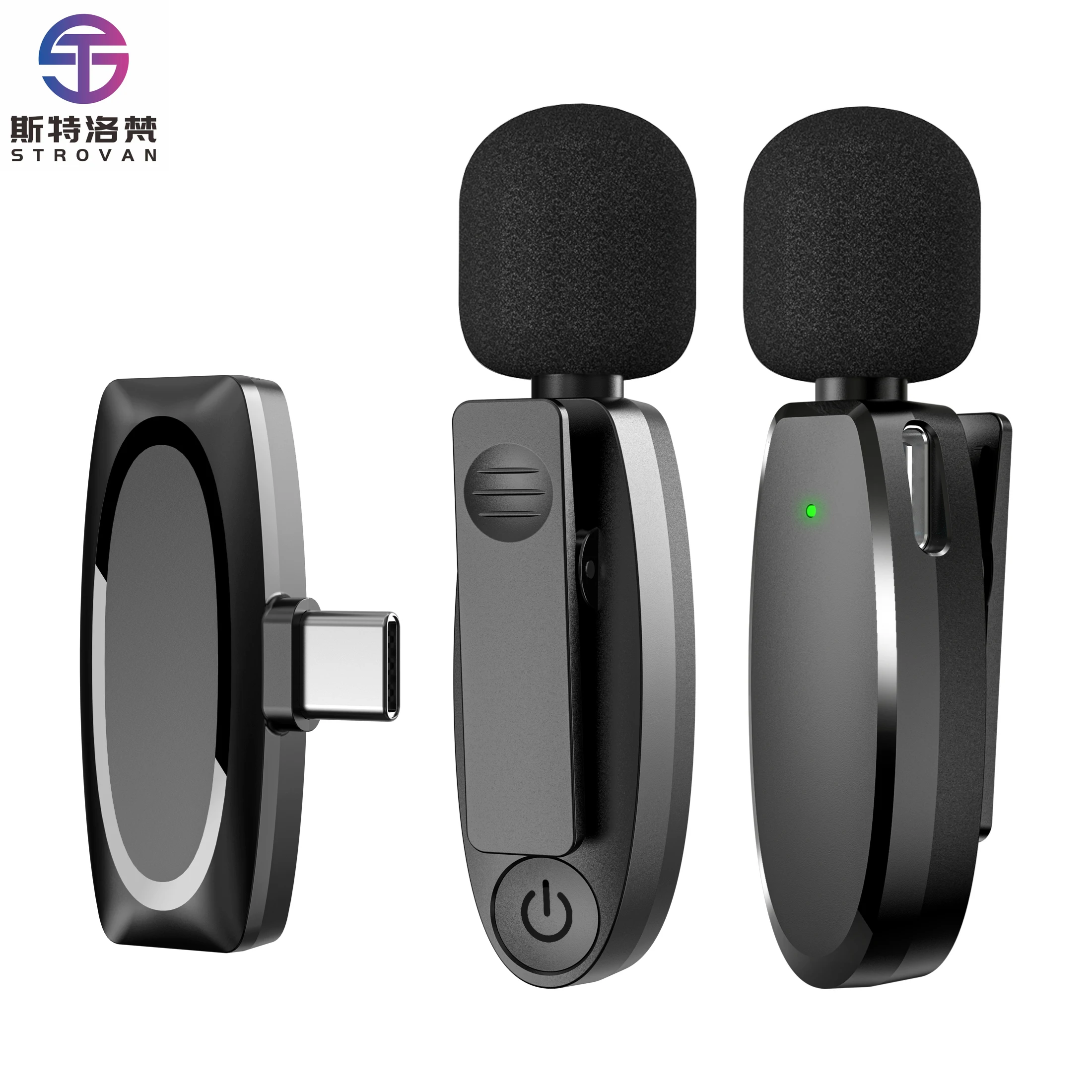AI Noise Cancelling Wireless Microphone Suppression Rechargeable Lapel Mic for Vlogging Podcast Interview*
AI Noise Cancelling Wireless Microphone Suppression Rechargeable Lapel Mic for Vlogging Podcast Interview*