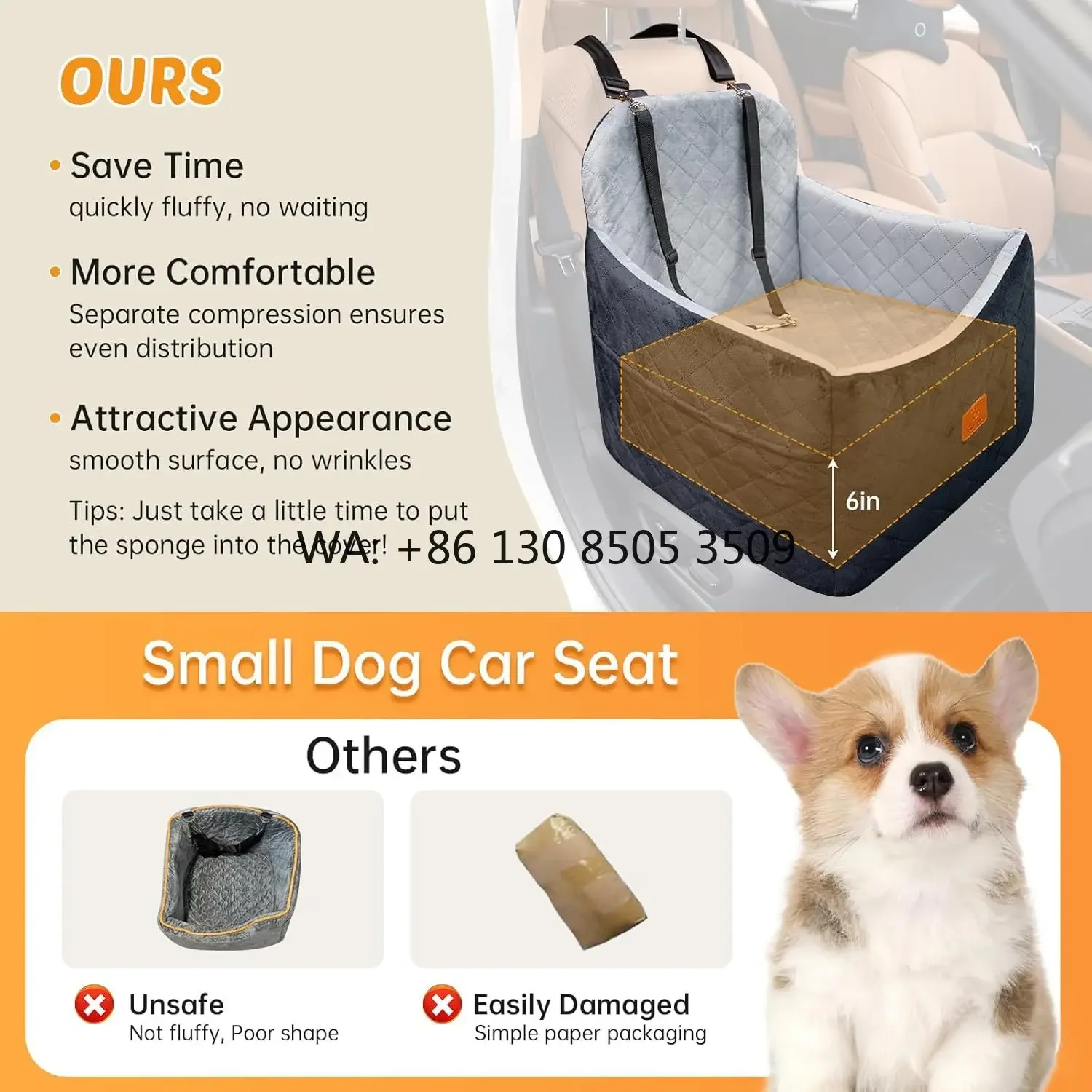 Best-Selling Cat and Dog Egg Memory Foam Nest Spot Pet Booster Cushion for Sofa & Car pet bed
Best-Selling Cat and Dog Egg Memory Foam Nest Spot Pet Booster Cushion for Sofa & Car pet bed