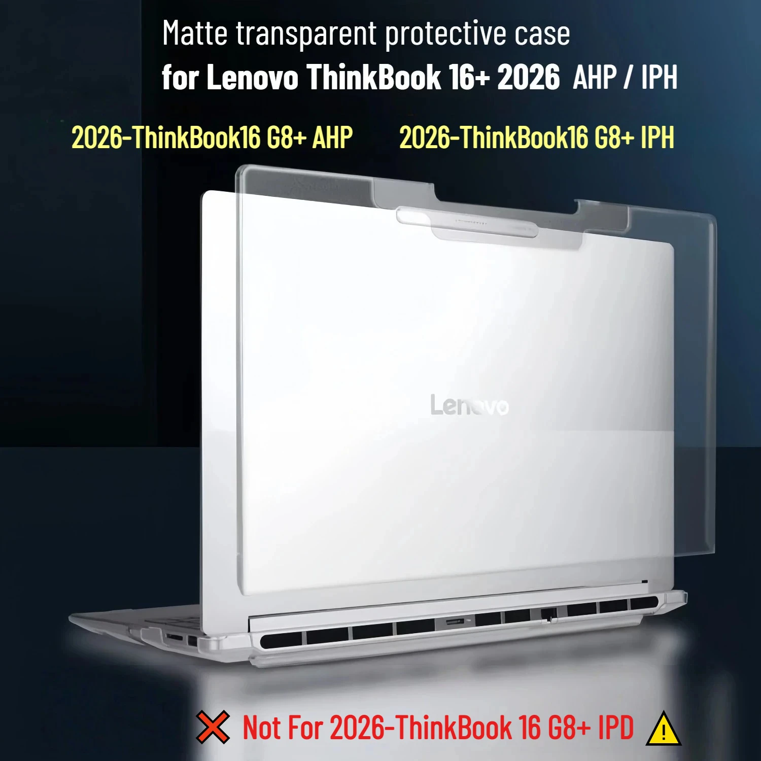 Matte Transparent Case for Lenovo ThinkBook 16 G8+ IPH 2026 Laptop Cover 16" Hard Protective Shell for ThinkBook 16 G8+ AHP
Matte Transparent Case for Lenovo ThinkBook 16 G8+ IPH 2026 Laptop Cover 16" Hard Protective Shell for ThinkBook 16 G8+ AHP