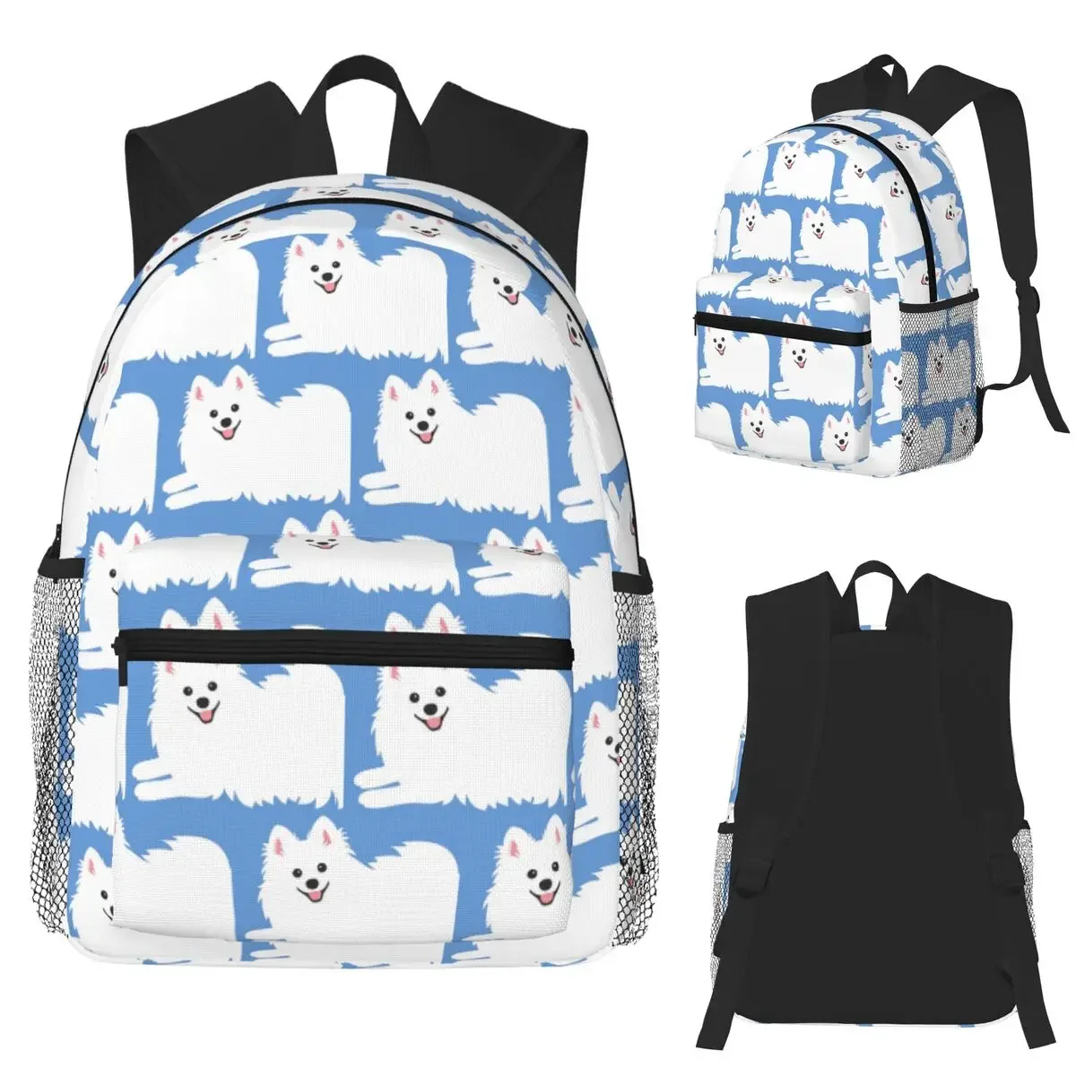 Waiting Japanese Spitz Puppy Dog Student Backpack School Bag Hiking Travel Daypack for Boys Girls Fashion Bookbag Shoulder Bags
Waiting Japanese Spitz Puppy Dog Student Backpack School Bag Hiking Travel Daypack for Boys Girls Fashion Bookbag Shoulder Bags
