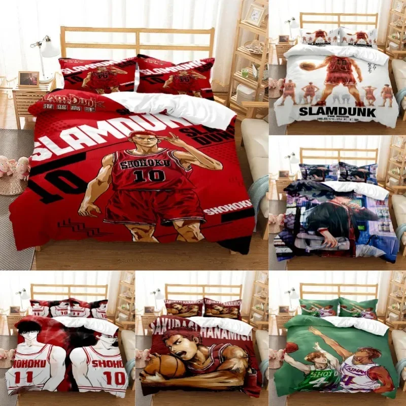 SLAM DUNK Polyester Bedding Sets Kids Covers Boys Bed Linen Set for Teens bedding set Anime bedding set cover&2pcs Pillowcase
SLAM DUNK Polyester Bedding Sets Kids Covers Boys Bed Linen Set for Teens bedding set Anime bedding set cover&2pcs Pillowcase