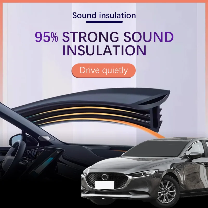 Car Dashboard Sealing Strip Interior Auto Noise Sound Insulation Rubber Trim Weatherstrip For Mazda Axela 2016-2024 CX3
Car Dashboard Sealing Strip Interior Auto Noise Sound Insulation Rubber Trim Weatherstrip For Mazda Axela 2016-2024 CX3