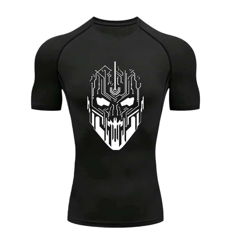 Мужская спортивная футболка с рисунком черепа, 2026, компрессионная футболка для тренировок и фитнеса, рашгард с короткими рукавами для мужчин
Мужская спортивная футболка с рисунком черепа, 2026, компрессионная футболка для тренировок и фитнеса, рашгард с короткими рукавами для мужчин