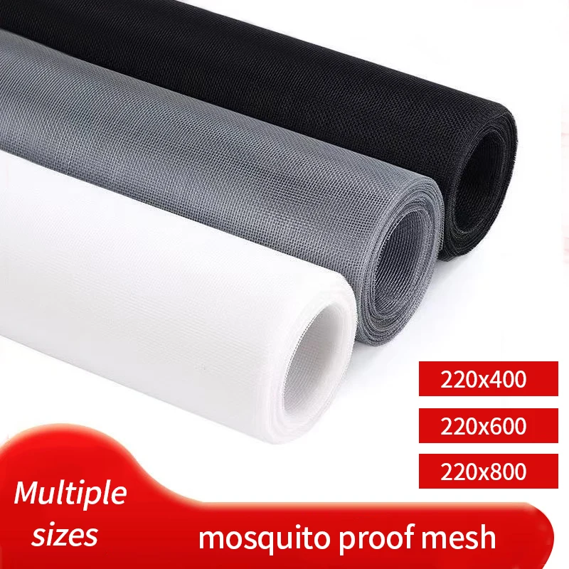 DIY Large Size Window Screen Mesh, Mosquito/Insect Resistant, Customizable Size Large Coverage Perfect for Home and Outdoor Use