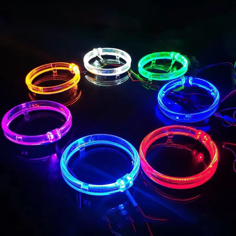 1Pc 2.5 inch 80MM Multi Color Angel Eye Circle Ring LED Headlight Fog Lamp Double Light Lens
1Pc 2.5 inch 80MM Multi Color Angel Eye Circle Ring LED Headlight Fog Lamp Double Light Lens