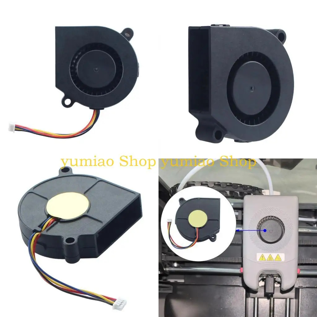 587B Printer Replacement Print Cooling Fan 51.5x51.5mm 24V Brushless Fan Hotend
587B Printer Replacement Print Cooling Fan 51.5x51.5mm 24V Brushless Fan Hotend