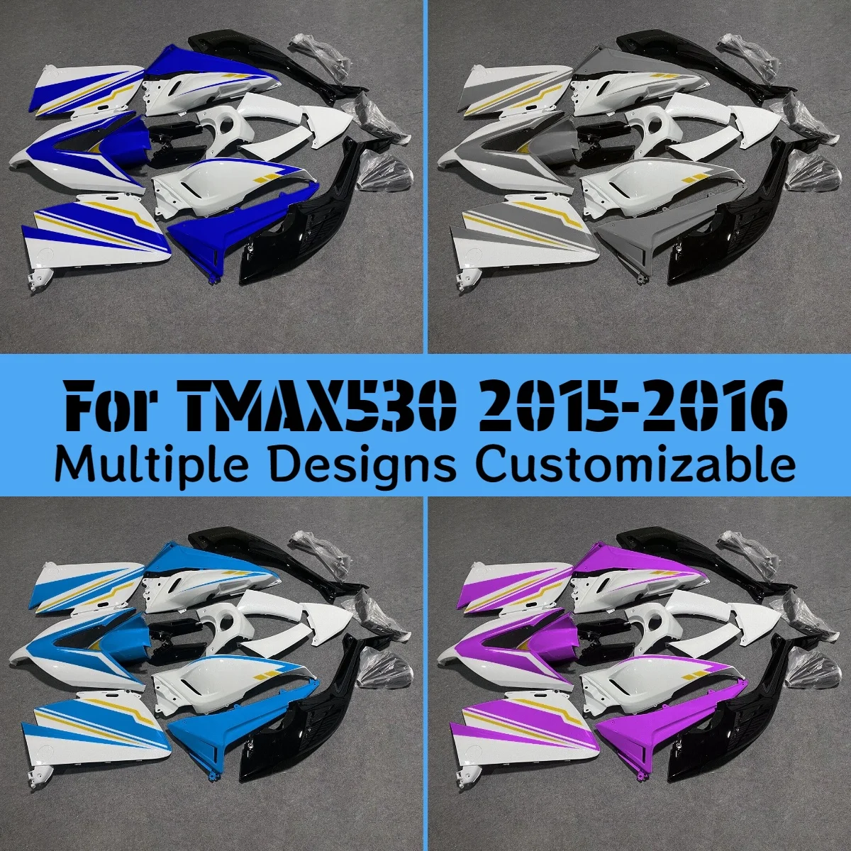 For YAMAHA TMAX530 2015 2016 ABS Plastic Fairings TMAX 530 15 16 Aftermarket Motorcycle Body Cover Fairing Kit
For YAMAHA TMAX530 2015 2016 ABS Plastic Fairings TMAX 530 15 16 Aftermarket Motorcycle Body Cover Fairing Kit