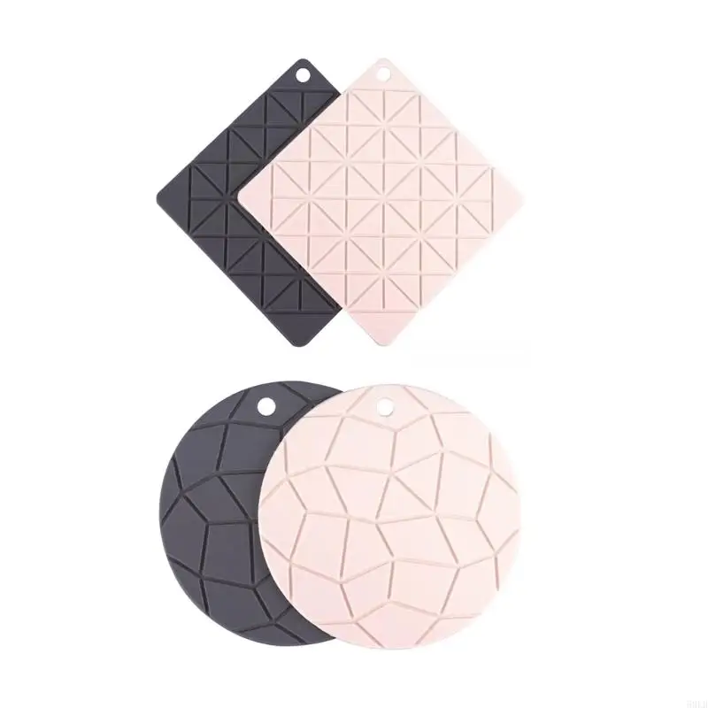 50LB 2pc Silicone Trivets for Hot Pans Heat Resistant Pots Holder for Kitchen Worktop
50LB 2pc Silicone Trivets for Hot Pans Heat Resistant Pots Holder for Kitchen Worktop