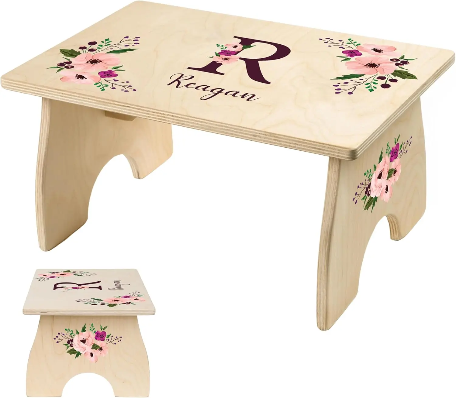 Персонализированный деревянный табурет-ступенька для малышей — безопасный детский табурет для ванной, кухни и приучения к горшку
Персонализированный деревянный табурет-ступенька для малышей — безопасный детский табурет для ванной, кухни и приучения к горшку
