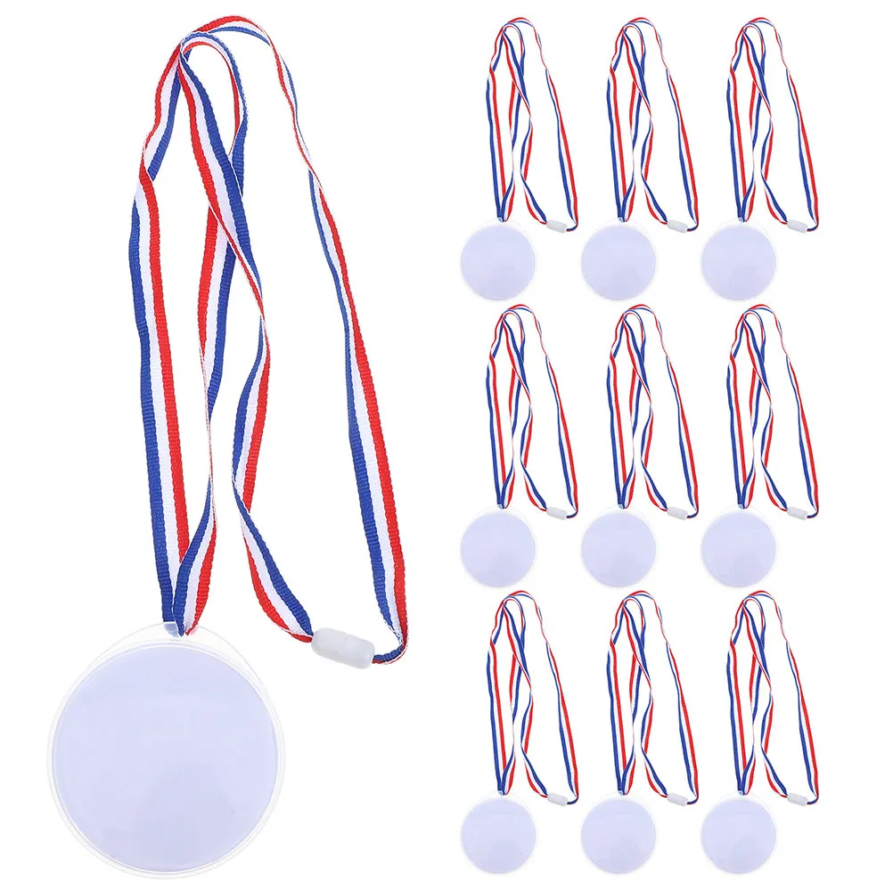 12Pcs Plastic DIY Medals Blank Medal Shells with Colorful Lanyards for Awards School Activities Company Sports Day
12Pcs Plastic DIY Medals Blank Medal Shells with Colorful Lanyards for Awards School Activities Company Sports Day