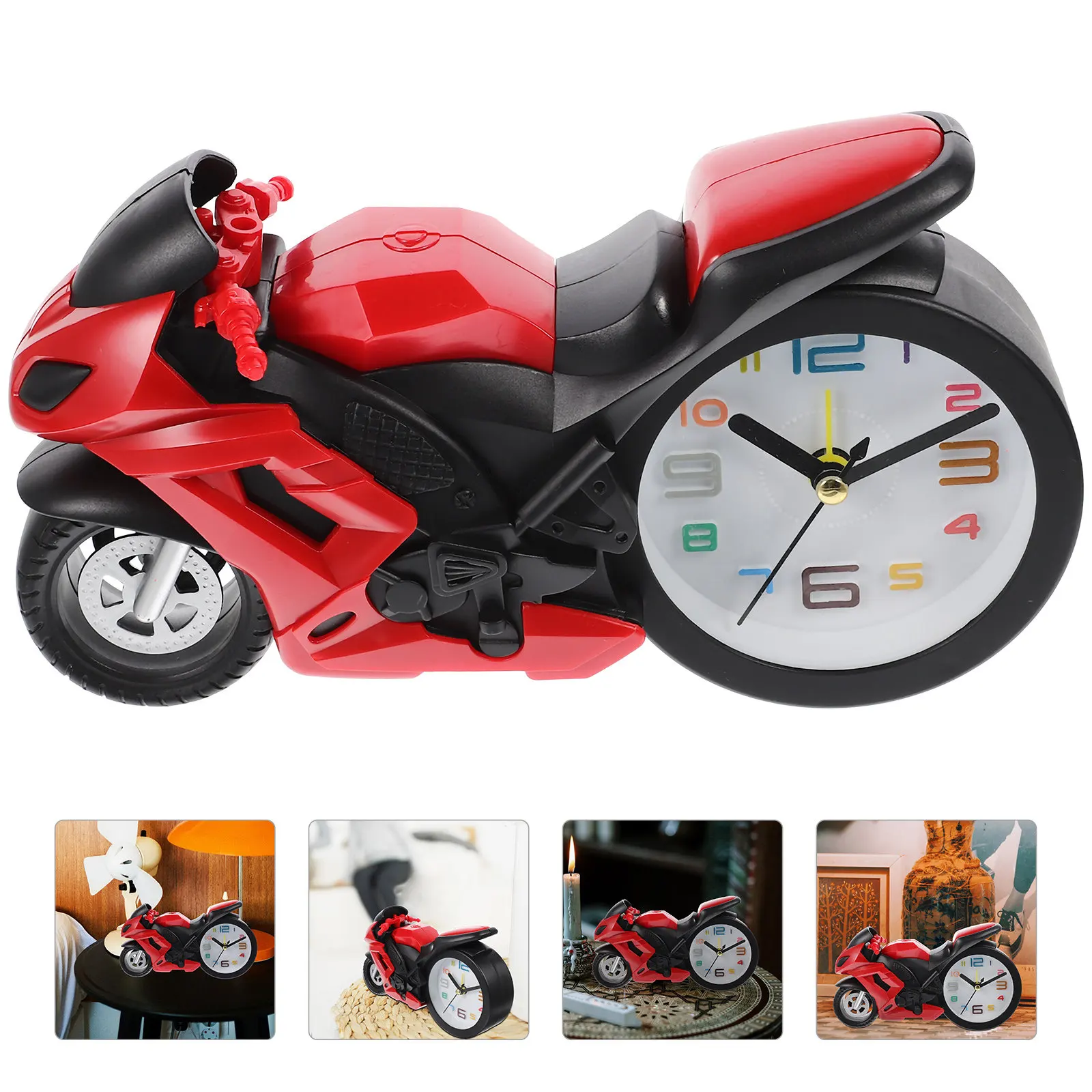 Motorbike Clock Decorative Simulated Motorcycle Shape Desktop Table Clock Creative Ornament for Home Office Decoration
Motorbike Clock Decorative Simulated Motorcycle Shape Desktop Table Clock Creative Ornament for Home Office Decoration