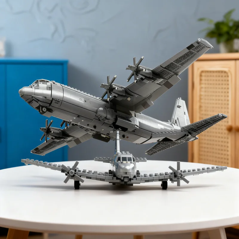 5411 деталей MOC Lockheed C-130J-30 Super Hercules Creator Expert, модель из строительных блоков, архитектурная игрушка, рождественский подарок, конструктор для детей
5411 деталей MOC Lockheed C-130J-30 Super Hercules Creator Expert, модель из строительных блоков, архитектурная игрушка, рождественский подарок, конструктор для детей