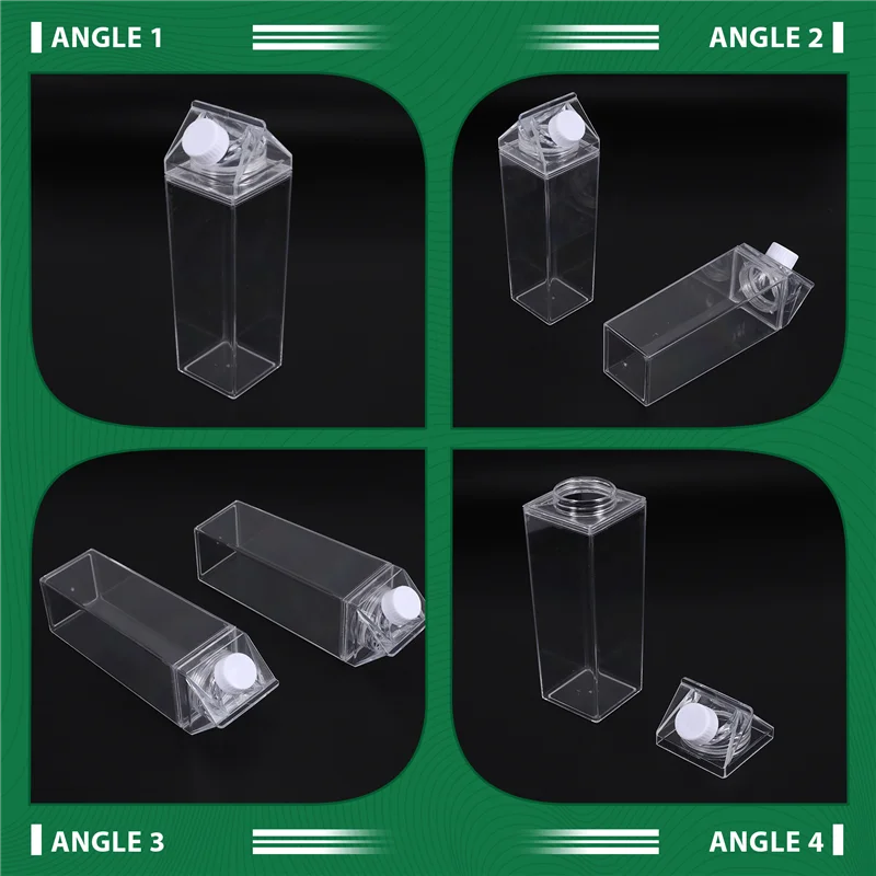 A15F-2 PCS Clear Square Milk Juice Water Bottle Portable Plastic Cup Milk Carton Water Bottle Outdoor Camping Drinking Cup
A15F-2 PCS Clear Square Milk Juice Water Bottle Portable Plastic Cup Milk Carton Water Bottle Outdoor Camping Drinking Cup