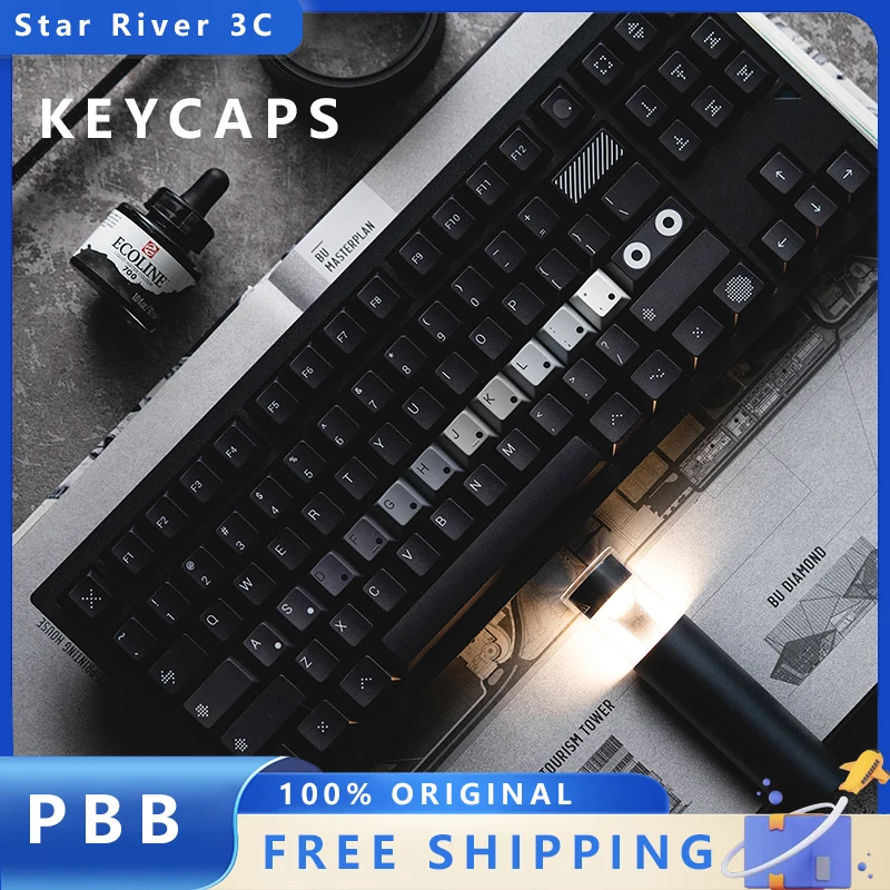 Оригинальный колпачок FBB, 146 клавиш, PBT, черный градиент, утолщенные индивидуальные магнитные переключатели клавиатуры для механической клавиатуры, колпачок
Оригинальный колпачок FBB, 146 клавиш, PBT, черный градиент, утолщенные индивидуальные магнитные переключатели клавиатуры для механической клавиатуры, колпачок