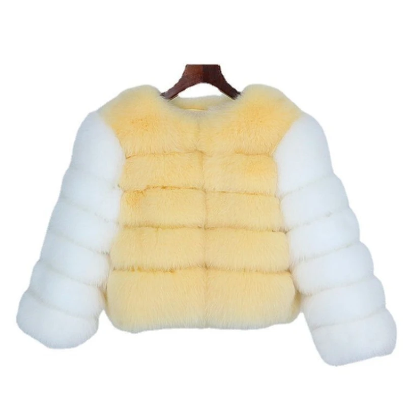 2023 Hot Sales Women Autumn Winter New Fox Fur Detachable Colored Sleeve Fashion Slim Fit Short High-End Fox Fur Coat
2023 Hot Sales Women Autumn Winter New Fox Fur Detachable Colored Sleeve Fashion Slim Fit Short High-End Fox Fur Coat