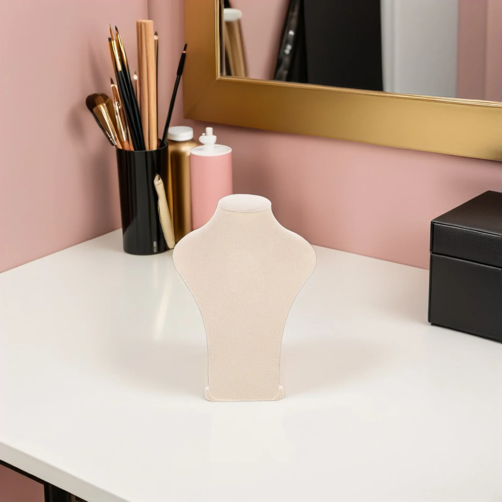 Necklace Display Bust Lint Jewelry Bust Stand Soft Lint Lining Display Organizer for Retail Home Countertop Jewelry Shows
Necklace Display Bust Lint Jewelry Bust Stand Soft Lint Lining Display Organizer for Retail Home Countertop Jewelry Shows