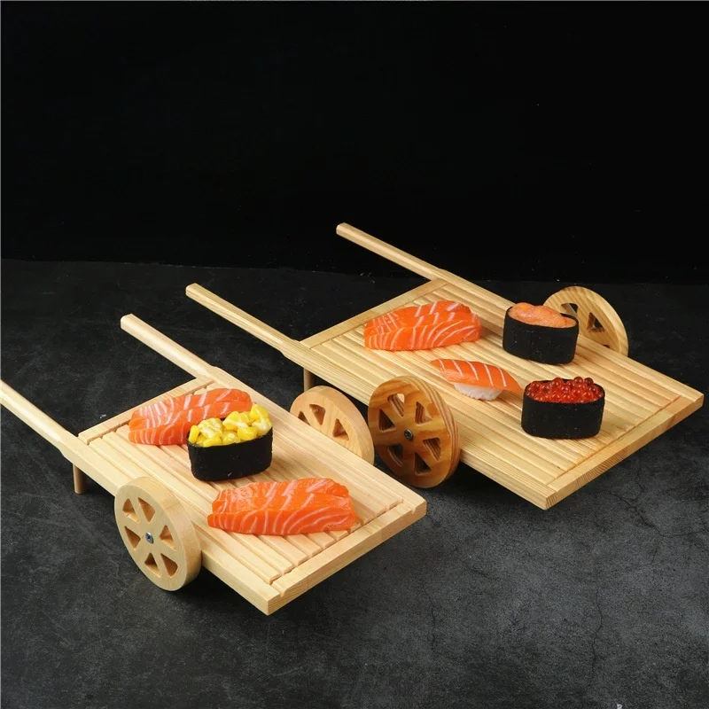 Creative Wooden Bamboo Sushi Cart Platter Carved Lacquer Design Portable Classic Style Beverage Food Reusable Multifunctional
Creative Wooden Bamboo Sushi Cart Platter Carved Lacquer Design Portable Classic Style Beverage Food Reusable Multifunctional