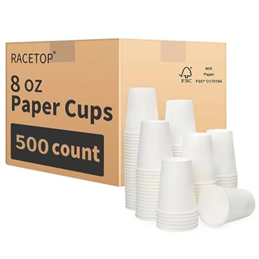 8 oz Disposable Coffee pack, Hot Coffee Cups 8 oz, Ideal for Office, Home, Party 500 pack
8 oz Disposable Coffee pack, Hot Coffee Cups 8 oz, Ideal for Office, Home, Party 500 pack