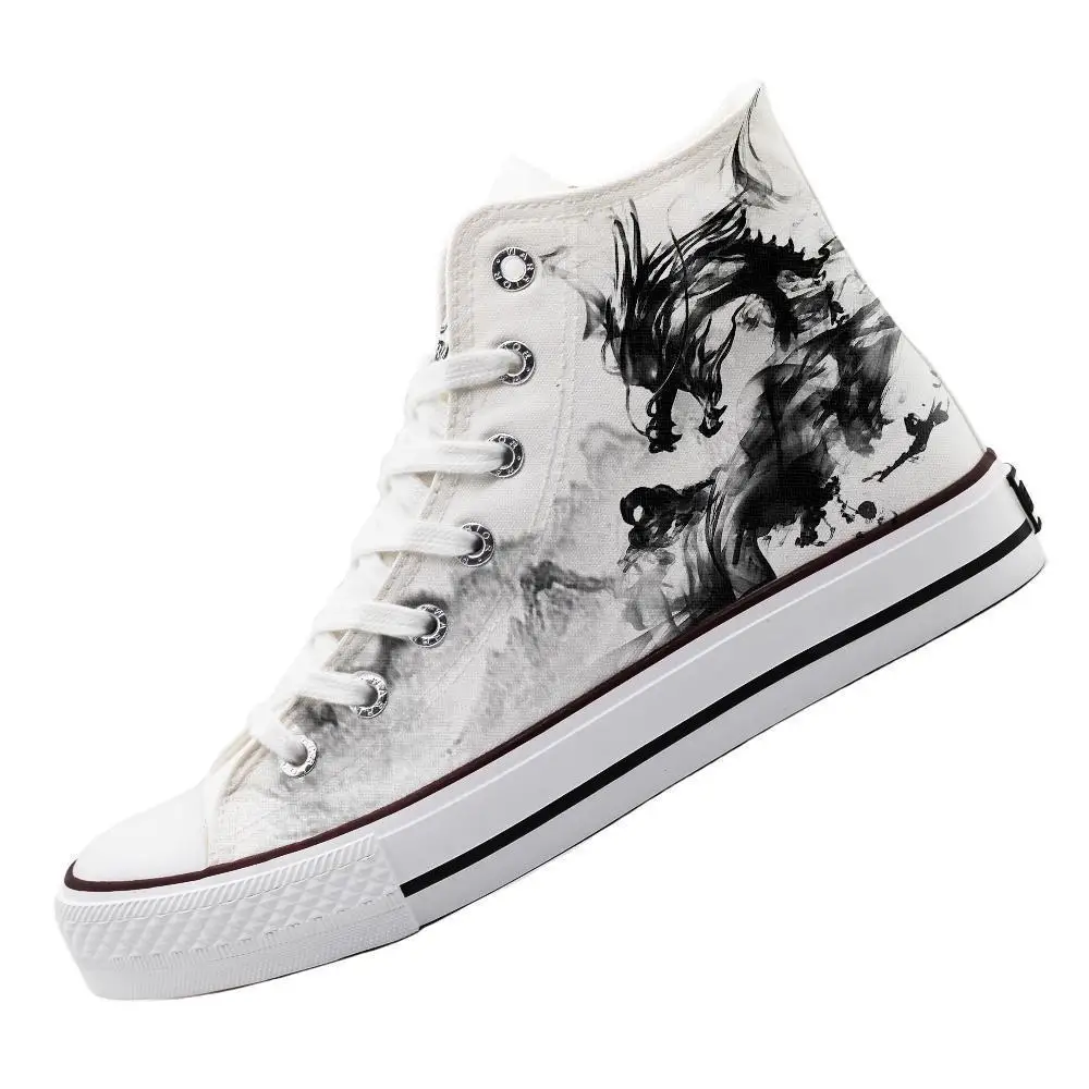 2024 new high-top canvas shoes ink printing Chinese dragon watercolor lone wolf casual men's canvas shoes
2024 new high-top canvas shoes ink printing Chinese dragon watercolor lone wolf casual men's canvas shoes