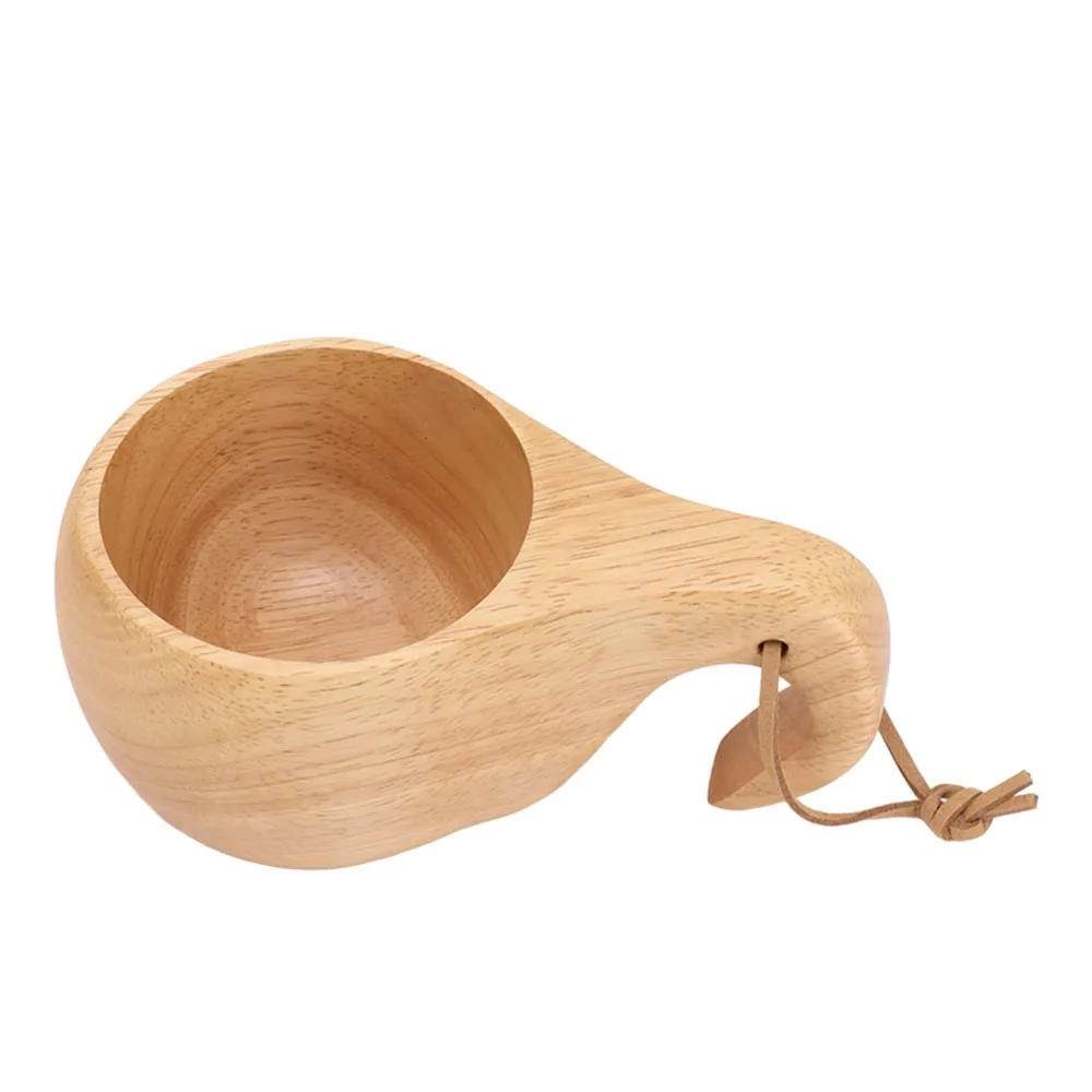 Nordic Style Wooden Camping Cup Hand Polished Portable Wooden Drinking Cup With Handle Wood Camping Mug Outdoor Activities
Nordic Style Wooden Camping Cup Hand Polished Portable Wooden Drinking Cup With Handle Wood Camping Mug Outdoor Activities