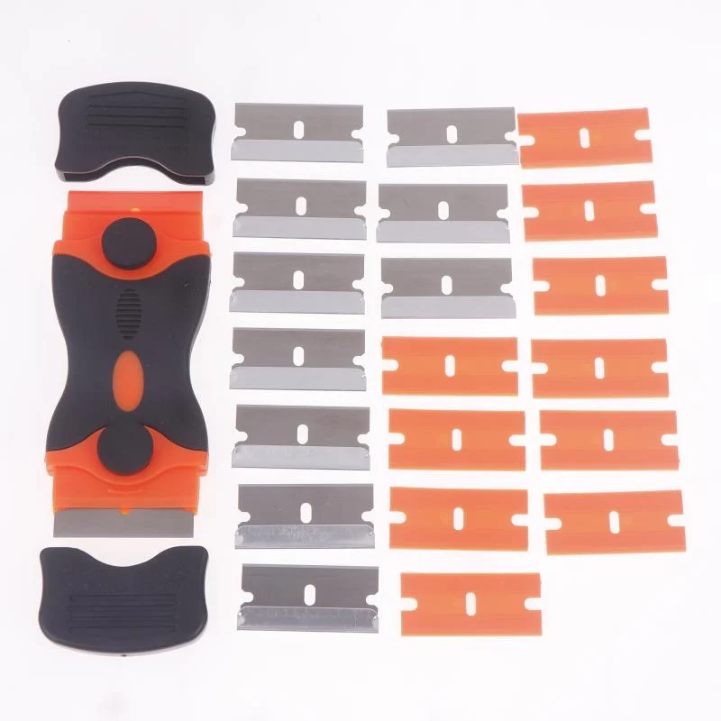 Glue Removal Blade Glass Oven Razor Scraper Plastic Handle Razor Scraper Spatula Car Film Tool Window Cleaning Blade Scraper
Glue Removal Blade Glass Oven Razor Scraper Plastic Handle Razor Scraper Spatula Car Film Tool Window Cleaning Blade Scraper