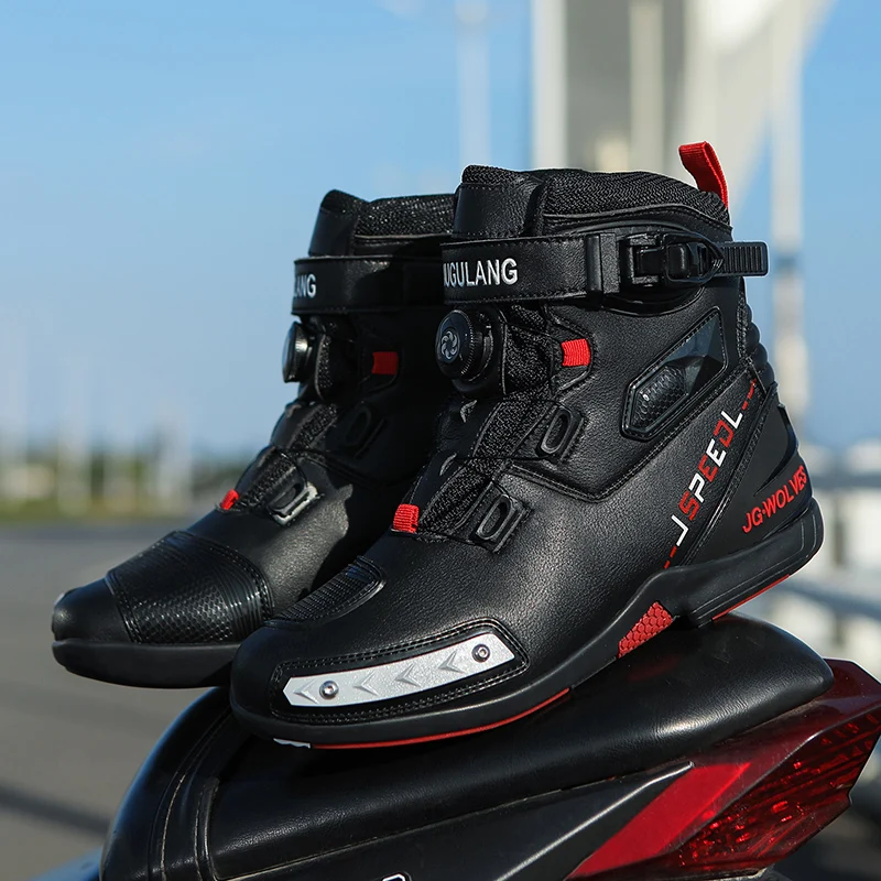 2025 New Motorcycle Boots Men Leather Motos Breathable Anti Slip Wear-Resistant Riders Boots Motorbike Racing Ankle Length
2025 New Motorcycle Boots Men Leather Motos Breathable Anti Slip Wear-Resistant Riders Boots Motorbike Racing Ankle Length