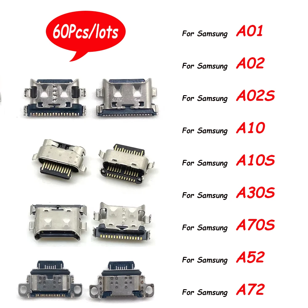 60 шт., для Samsung A20 A01 A11 A12 A52 A10S A20S A21S A31 A50S A51S USB-разъем для зарядки, разъем для док-станции, зарядного устройства
60 шт., для Samsung A20 A01 A11 A12 A52 A10S A20S A21S A31 A50S A51S USB-разъем для зарядки, разъем для док-станции, зарядного устройства