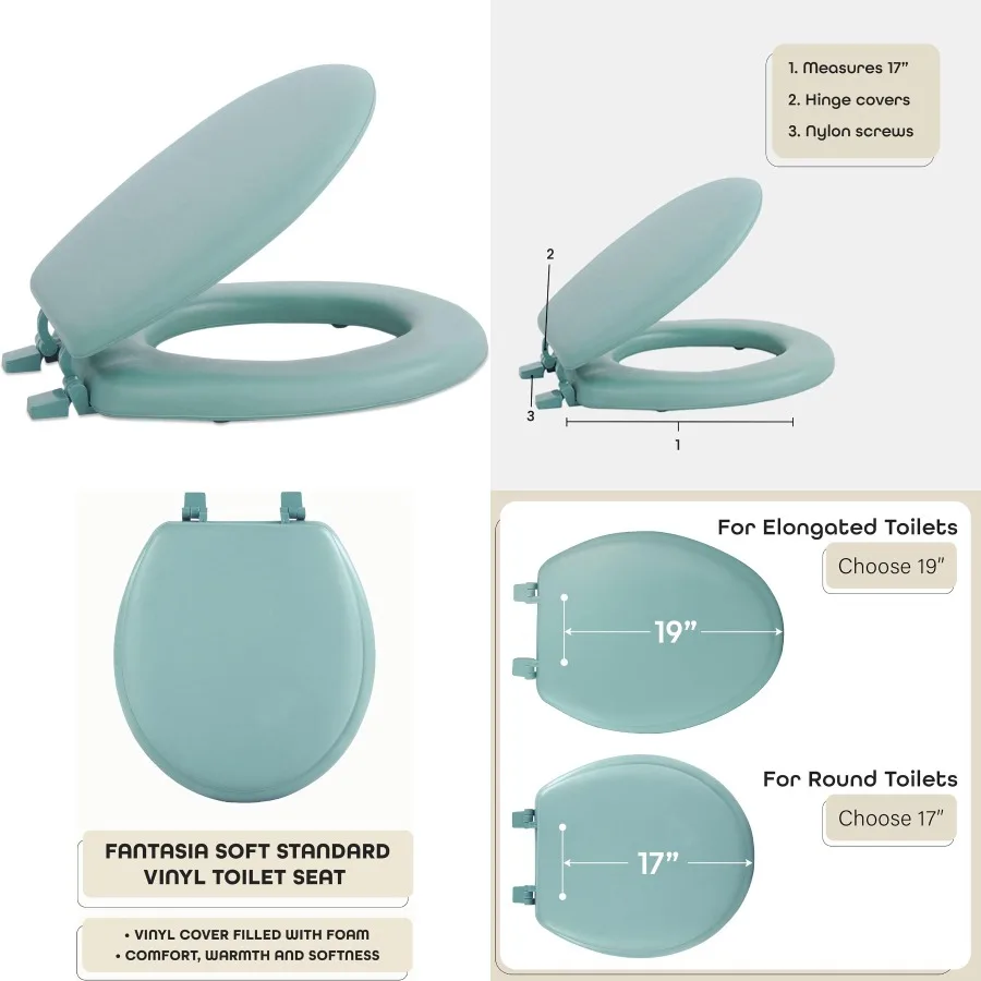 Мягкое стандартное виниловое сиденье для унитаза Светло-зеленое с удобной пенопластовой амортизацией для всех светильников стандартного размера Простота установки Прочный
Мягкое стандартное виниловое сиденье для унитаза Светло-зеленое с удобной пенопластовой амортизацией для всех светильников стандартного размера Простота установки Прочный