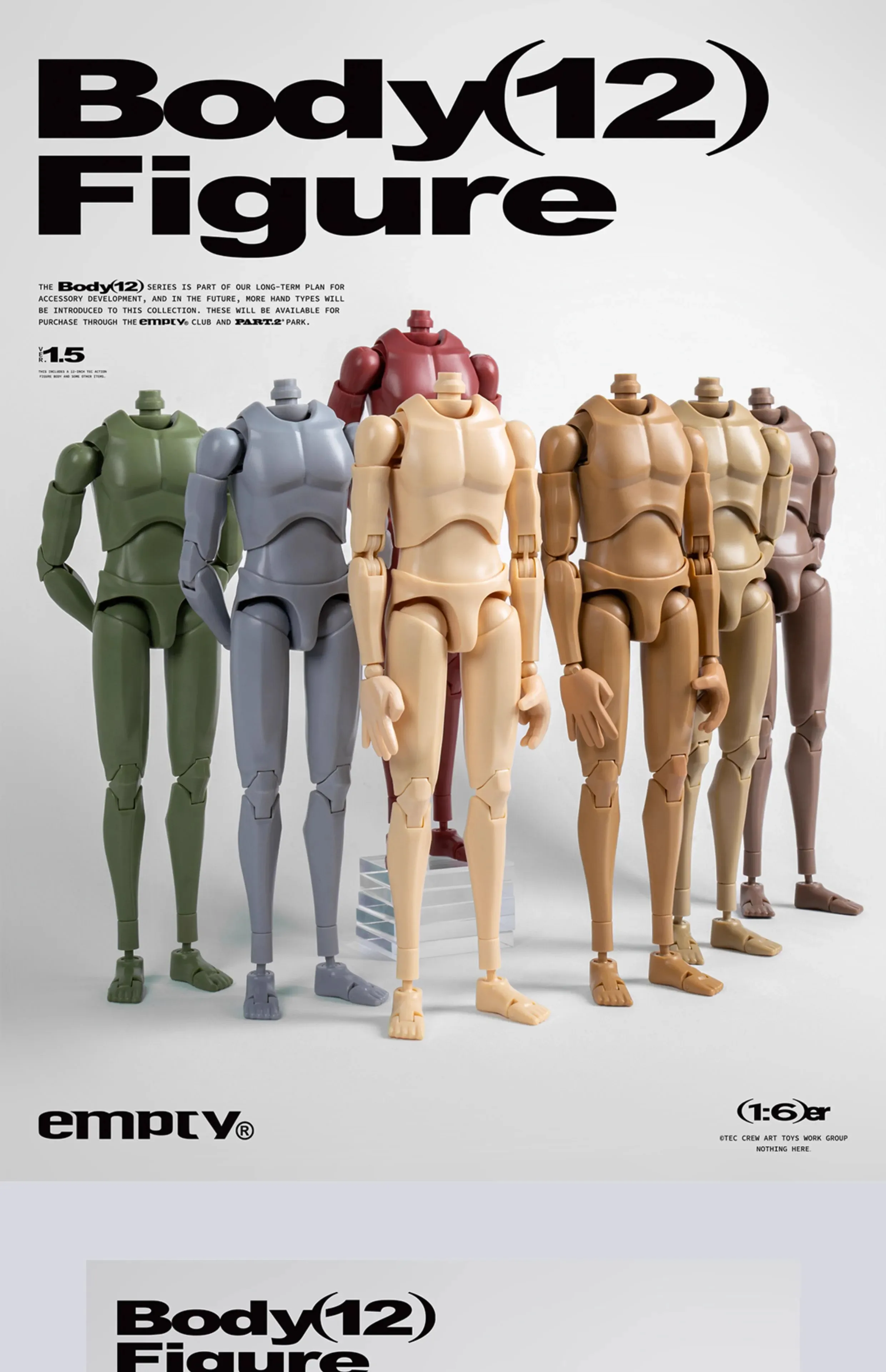 Empty 1/6th Trendy Male Body Figures Super Flexible Joint Narrow Shoulders fit 12 Inches Head Fans Collection DIY
Empty 1/6th Trendy Male Body Figures Super Flexible Joint Narrow Shoulders fit 12 Inches Head Fans Collection DIY