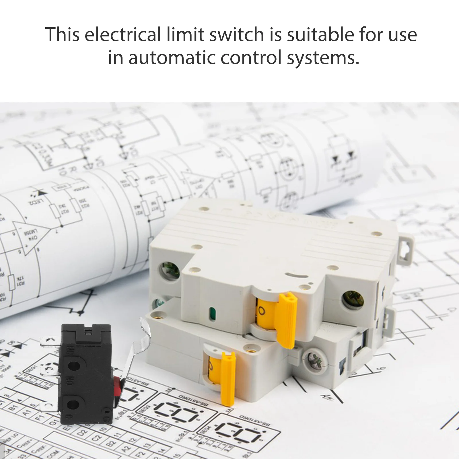 10Pcs Limit Switch Normally Open Close Switch with Curved Lever Arm Compact Durable Appliance Replacement Appliance Accessory 
10Pcs Limit Switch Normally Open Close Switch with Curved Lever Arm Compact Durable Appliance Replacement Appliance Accessory